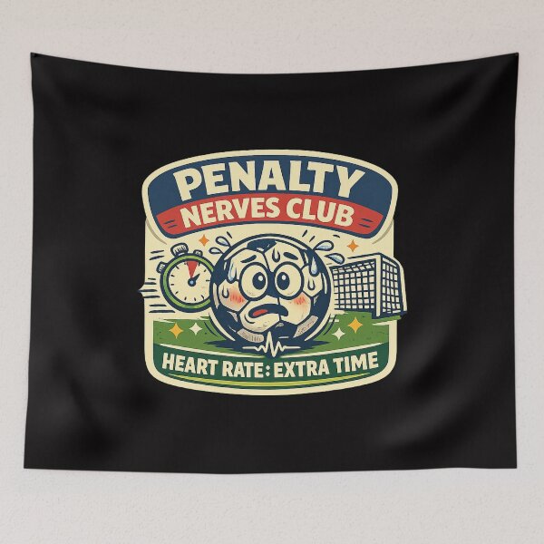 Item preview, Penalty Nerves Club Heart Rate Extra Time designed and sold by Concrete Coffee Studio.