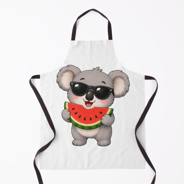 Item preview, Cute Koala Eating Watermelon with Sunglasses Summer Bear designed and sold by Seculinator.
