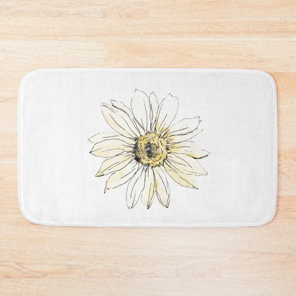 Item preview, Vintage Daisy Flower Sketch Watercolor Floral designed and sold by The secret storage room.