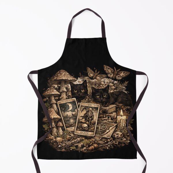 Item preview, Witchy Black Cats Tarot Cards Mystical Occult Halloween Design designed and sold by irfanshikh.