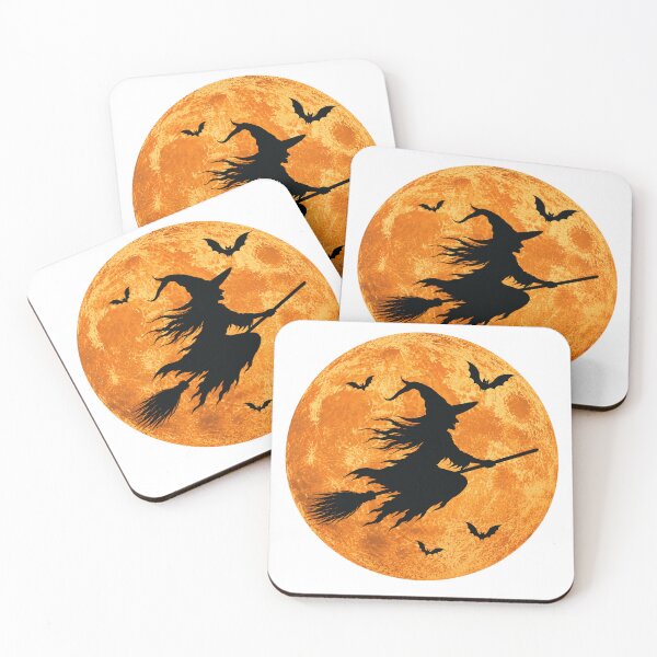Item preview, Halloween Witch Moon Silhouette  designed and sold by the-dovlat.