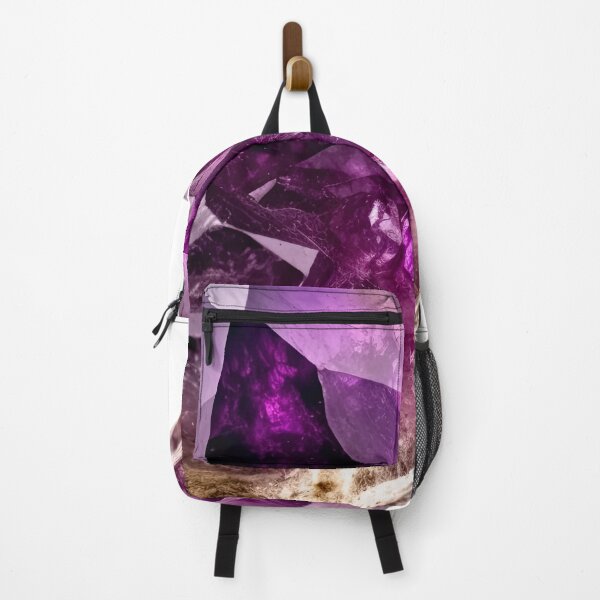 Item preview, Amethyst Crystal Cluster – Minimalist Purple Photography designed and sold by helgekerler.