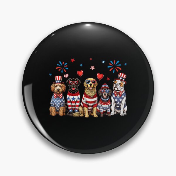 Item preview, July 4th Dog Fourth Of July Cute Dog Patriotic Funny USA designed and sold by SylviaYLaughlin.
