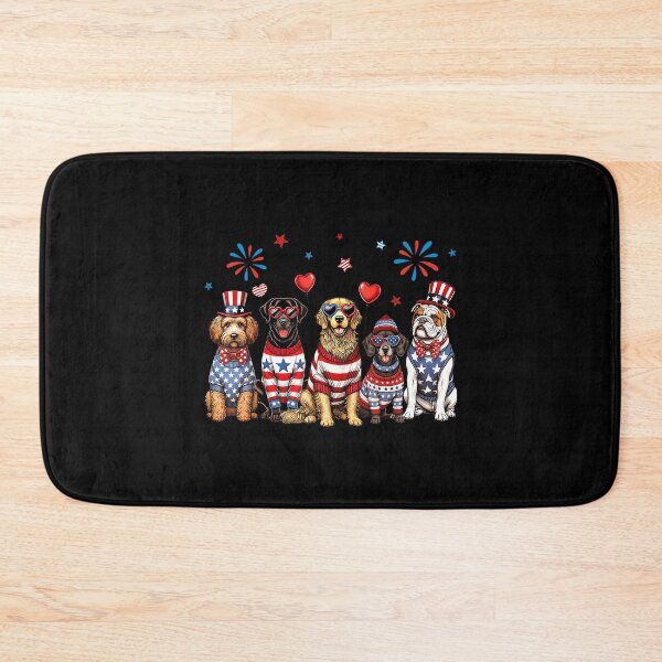 Item preview, July 4th Dog Fourth Of July Cute Dog Patriotic Funny USA designed and sold by SylviaYLaughlin.