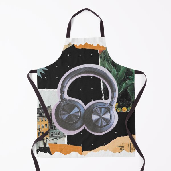 Item preview, Vintage Aesthetic Headphones Collage designed and sold by The.zonex.designs.