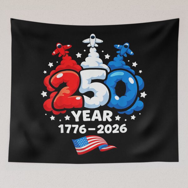 Item preview, Kids 4th of July 250 Year Patriotic Red, White USA 250th designed and sold by SylviaYLaughlin.