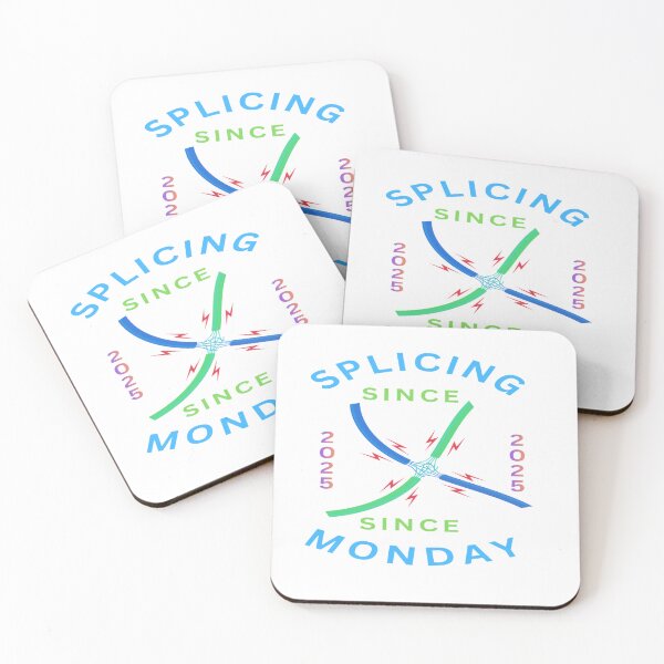 Item preview, Splicing Since Monday designed and sold by FiberatWorkTechs.
