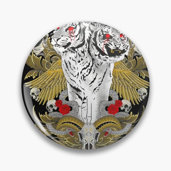 Item preview, Dual Feline Crested Dark Emblem Artwork designed and sold by Shirdeutch.