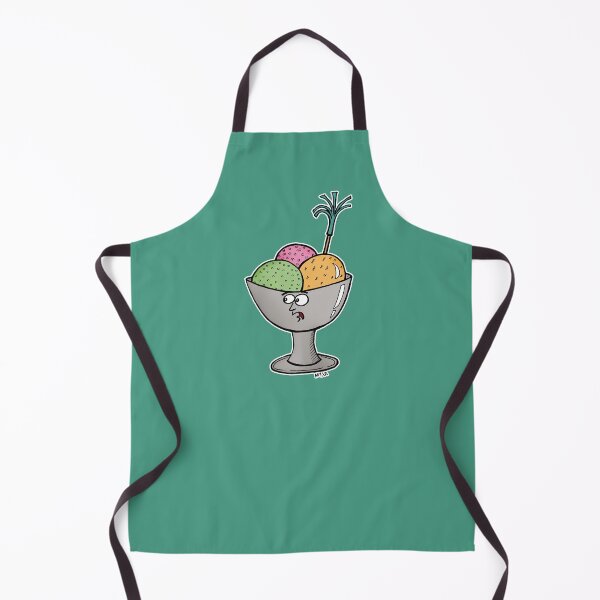 Item preview, Vintage Metal Bowl Ice Cream - "I'm Melting" Retro Art designed and sold by MyxaART.