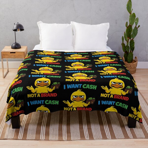 Item preview, I Want Cash Not a Brand Funny Entrepreneur Duck Design designed and sold by TeeTimeTreasure.