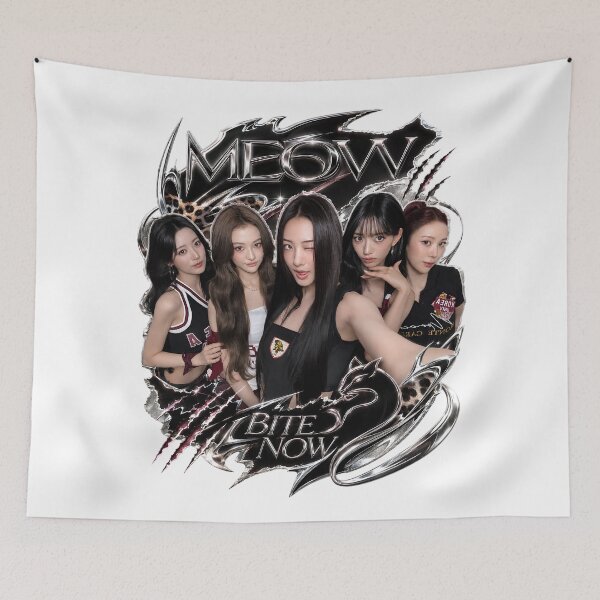 Item preview, BITE NOW MEOVV Aesthetic Kpop Girl Group Design designed and sold by Valereekmerch.