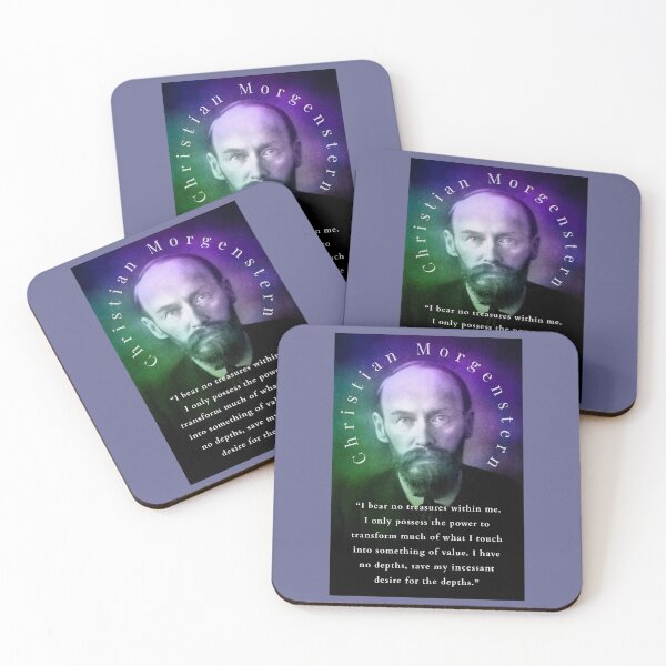 Item preview, Christian Morgenstern: I bear no treasures within me. I only possess the power to transform much of what I touch into something of value.  designed and sold by artbleed.