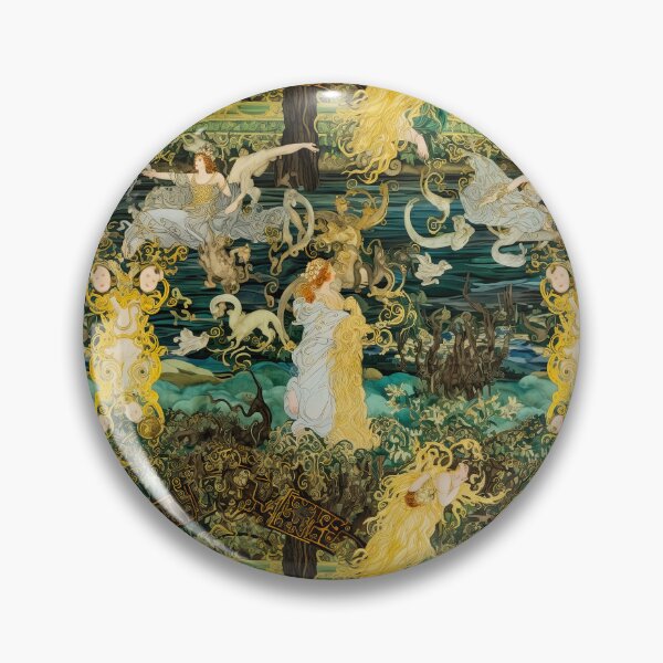 Item preview, Ring of Nibelung – Art Nouveau Rhine Maidens designed and sold by helgekerler.