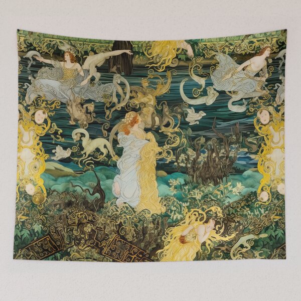Item preview, Ring of Nibelung – Art Nouveau Rhine Maidens designed and sold by helgekerler.