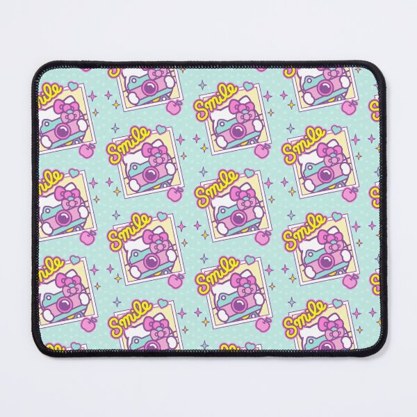 Item preview, Cute Nostalgic Kitten Polaroid Camera - Kawaii Retro Pastel Smile Sticker designed and sold by William Cano.