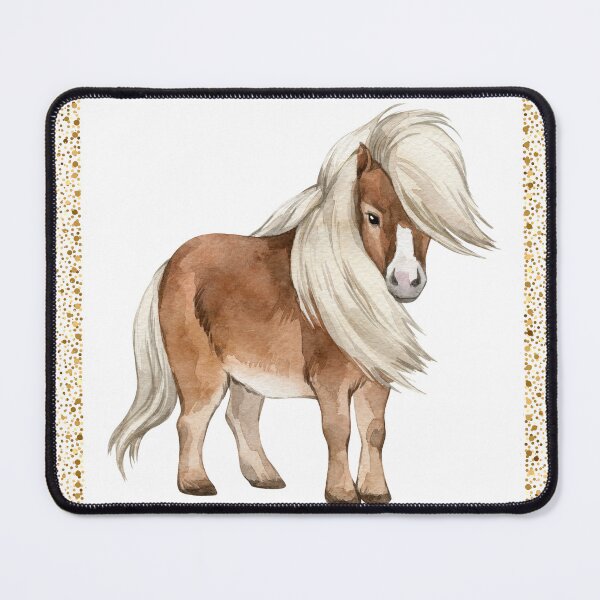 Item preview, Framed Picture of Small Brown Horse designed and sold by TeeGeeTees.