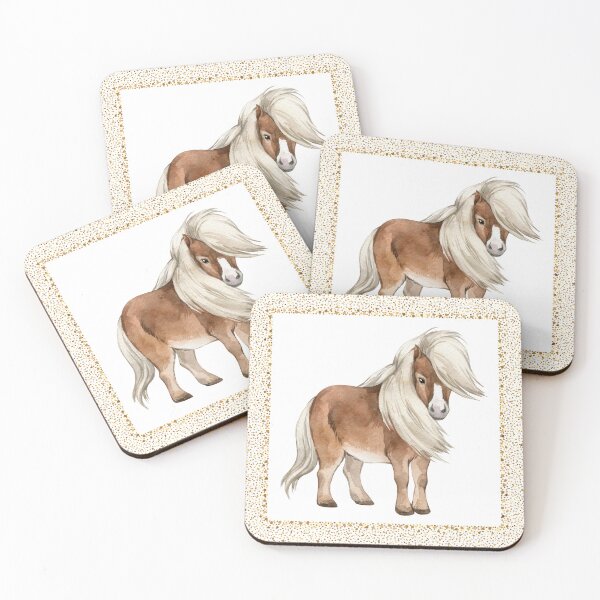 Item preview, Framed Picture of Small Brown Horse designed and sold by TeeGeeTees.