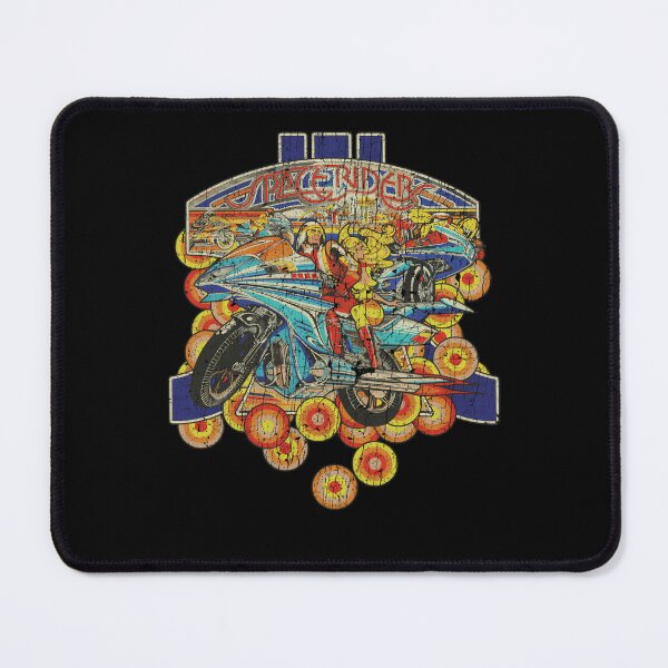 Item preview, Colorful Sci Fi Illustration of Futuristic Motorbike Riders designed and sold by AnotherPlanet -.