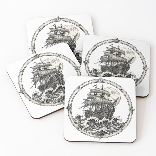 Item preview, Ghost Pirate Ship Art  designed and sold by the-dovlat.
