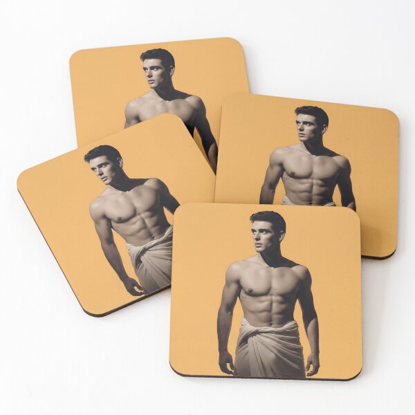 Item preview, Golden Apollo – Classic Masculine Fine Art Portrait designed and sold by gayishdesign.