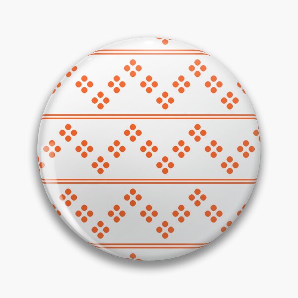 Item preview, Orange & white zigzag designed and sold by Mint + Midnight.