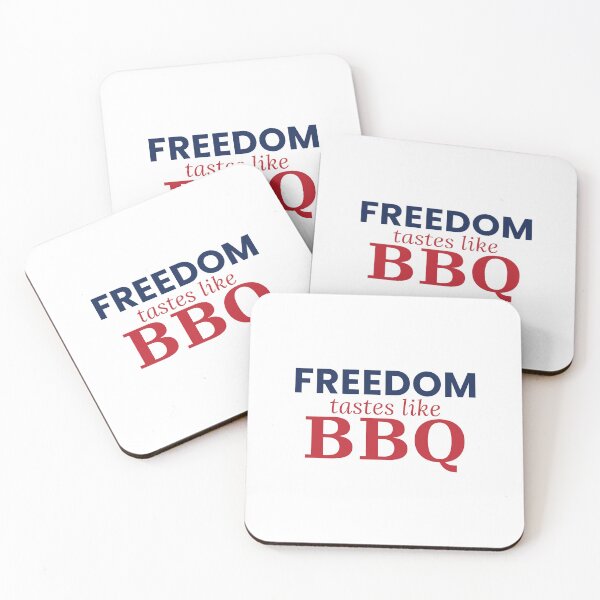 Item preview, Freedom Tastes Like BBQ Funny 4th Of July Grilling Tee designed and sold by 7Four1 Designs.