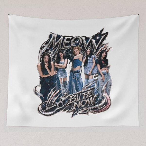 Item preview, MEOVV BITE NOW Feline Velvet Kpop Fan Art designed and sold by Valereekmerch.