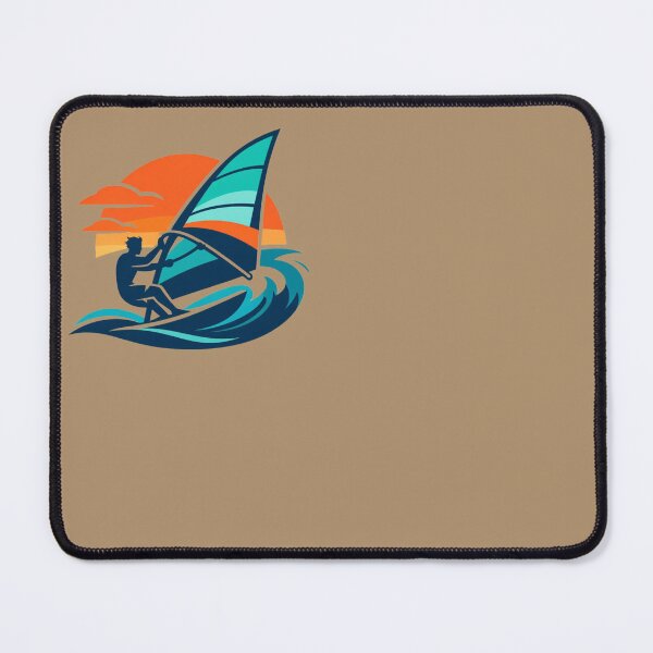 Item preview, Sea Vibes - Windsurfer at Sunset Glow designed and sold by SilentPowerArt.