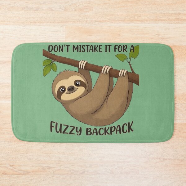 Item preview, Cute Sloth Hanging - Funny Animal Quote Not A Fuzzy Backpack designed and sold by Clean Print Goods.