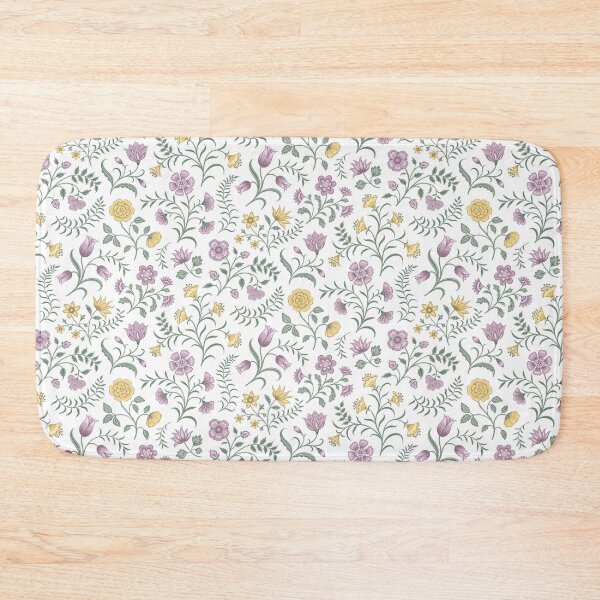Item preview, Chintz garden 1 purple yellow designed and sold by EKP-design.
