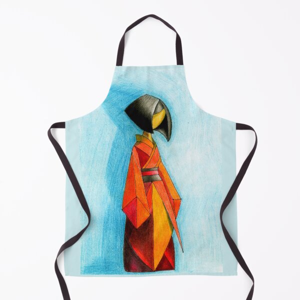 Item preview, Geometric Kimono Figure - Cubist Japanese Woman Illustration designed and sold by Ihor Ivanov.