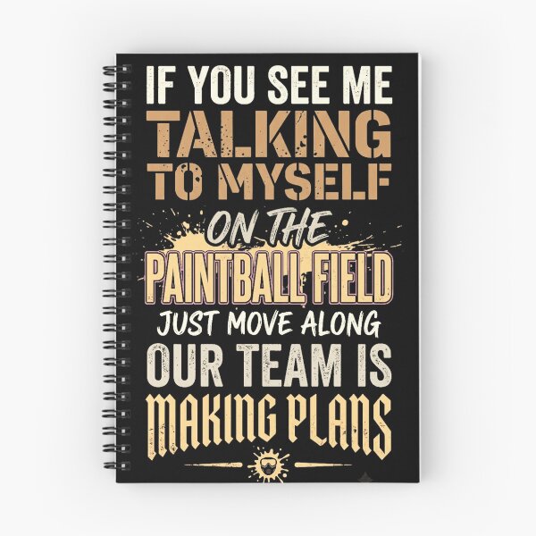 Item preview, Talking to myself on the paintball field! designed and sold by PaintballCrew.