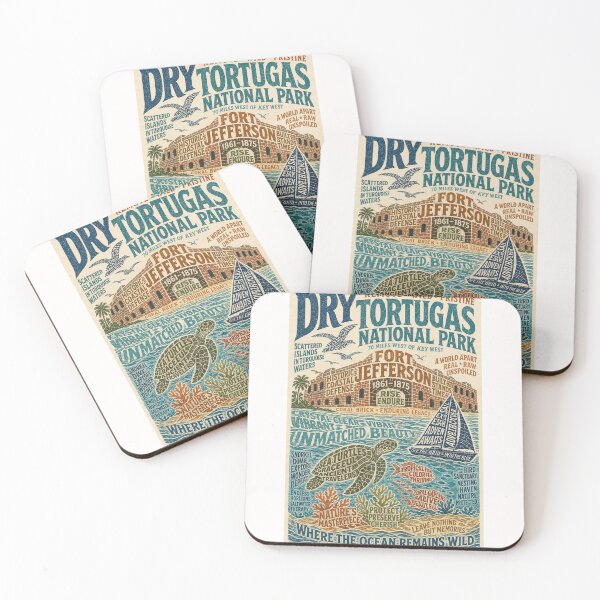 Item preview, Dry Tortugas National Park Fort Jefferson Florida Keys Marine Sanctuary designed and sold by Places On Earth.