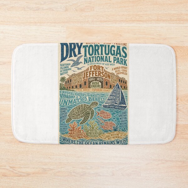Item preview, Dry Tortugas National Park Fort Jefferson Florida Keys Marine Sanctuary designed and sold by Places On Earth.
