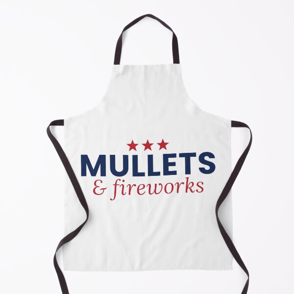 Item preview, Mullets And Fireworks Funny 4th Of July Tee designed and sold by 7Four1 Designs.