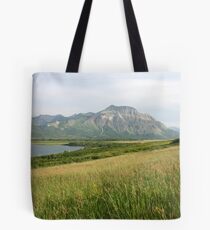 View from Middle Waterton Lake Tote Bag