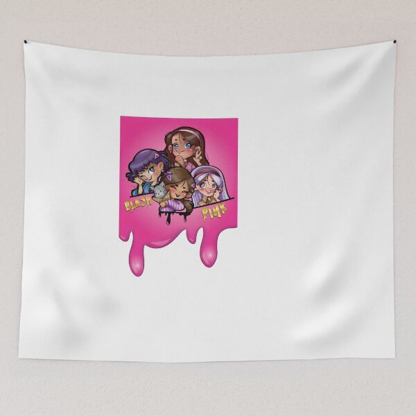 Item preview, Blackpink Kpop Idol Cute Chibi Girls Fan Art designed and sold by HUTEND.