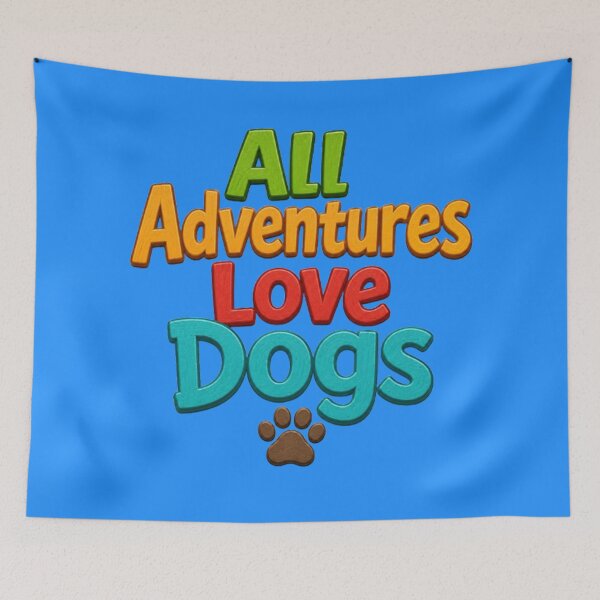 Item preview, Four-Pawed Friends Brighten Every Adventure designed and sold by annenambiro.