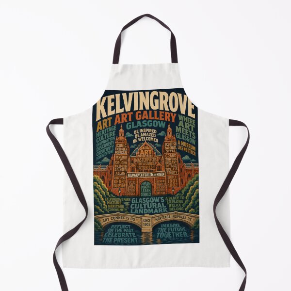 Item preview, Kelvingrove Art Gallery Glasgow Scottish Cultural Landmark and Museum Heritage designed and sold by Places On Earth.