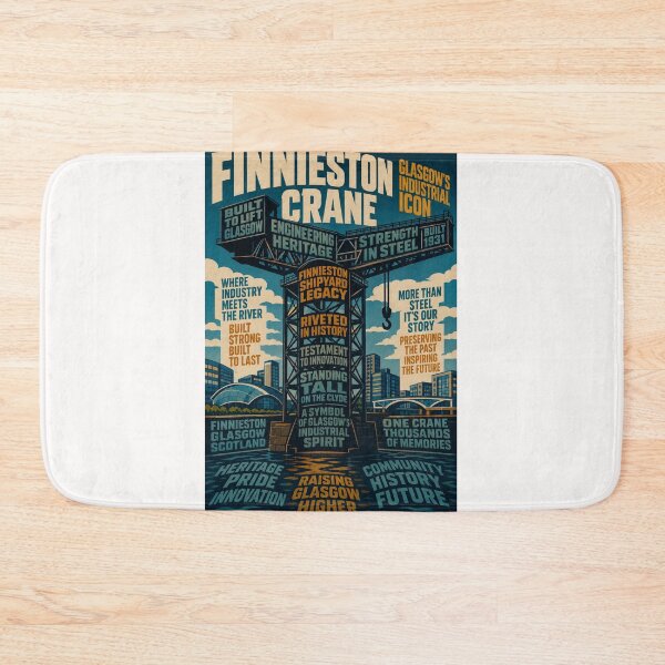 Item preview, Finnieston Crane Glasgow Clyde Waterfront Industrial Heritage Landmark designed and sold by Places On Earth.