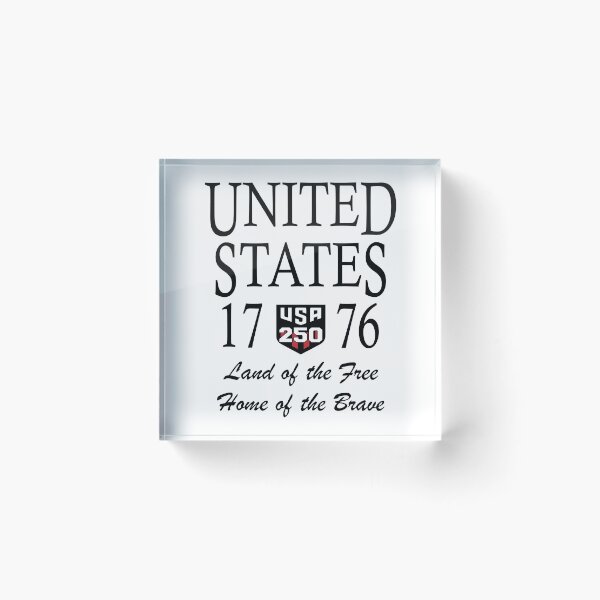 Item preview, United States 1776 land of the free home of the brave  designed and sold by ElRyanStore.