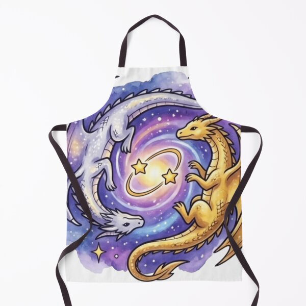 Item preview, Celestial Yin Yang Dragons | Cosmic Fantasy Dragon Galaxy Art | Cute Dragon Lovers Space Illustration designed and sold by Cosmic Doodle Co..
