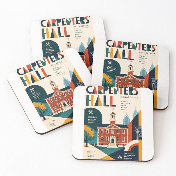 Item preview, Carpenters Hall Philadelphia First Continental Congress Historic Landmark designed and sold by Places On Earth.