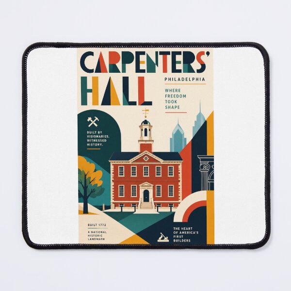 Item preview, Carpenters Hall Philadelphia First Continental Congress Historic Landmark designed and sold by Places On Earth.