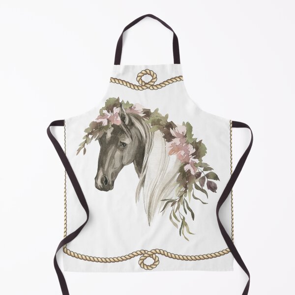 Item preview, Framed Picture of Grey Horse designed and sold by TeeGeeTees.