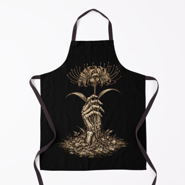 Item preview, Skeleton Hand Spider Lily Dark Gothic Flower Illustration Design designed and sold by irfanshikh.