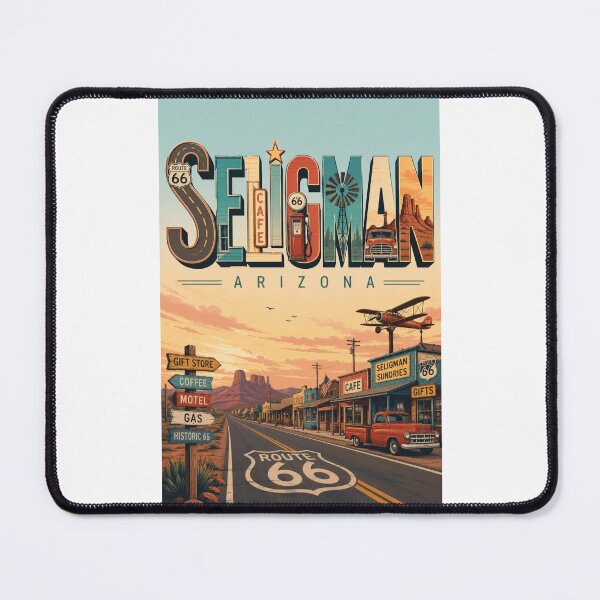 Item preview, Seligman Arizona Route 66 Historic Main Street and Mother Road Heritage designed and sold by Places On Earth.