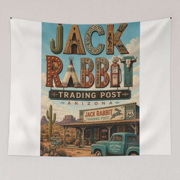 Item preview, Jack Rabbit Trading Post Arizona Route 66 Desert Landmark Near Holbrook designed and sold by Places On Earth.