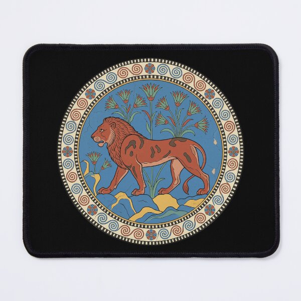 Item preview, Aegean Apex: The Minoan Lion Motif designed and sold by FreiherrPK.