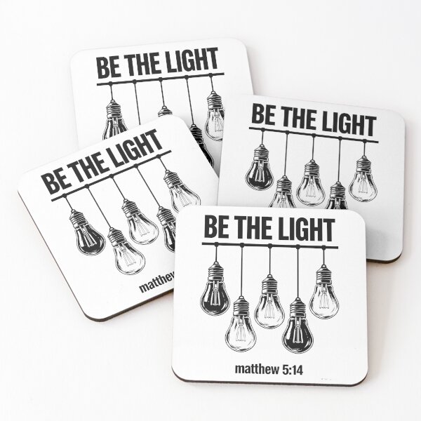 Item preview, Be The Light Collage – Inspirational Typography Faith Graphic Tee designed and sold by Artify24.